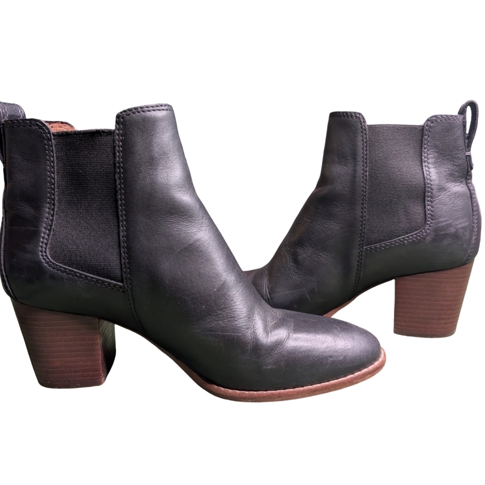 Madewell The Reagan Leather Chelsea Ankle Boots Size 7.5